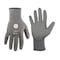 Ge Coated Gloves, Polyurethane, Gray, L 24 PK GG205L - alternate 1